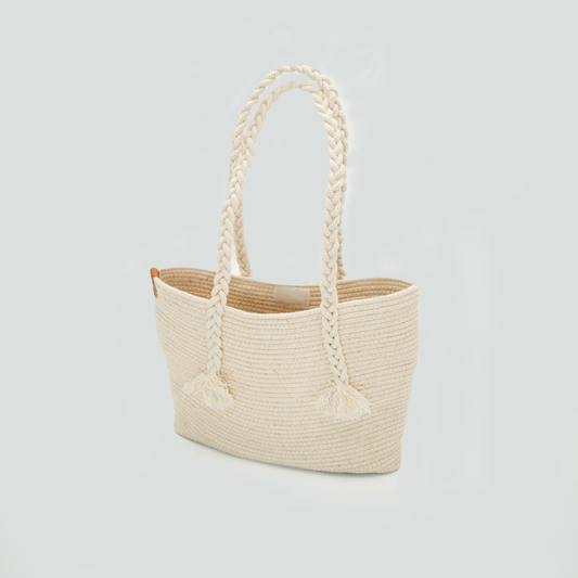 Moroccan Straw Tote Bag